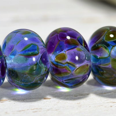 Colorful glass marbles close up.